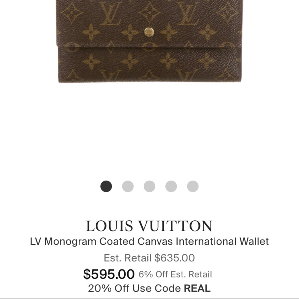 Louis Vuitton Monogram Pochette Porto Wallet